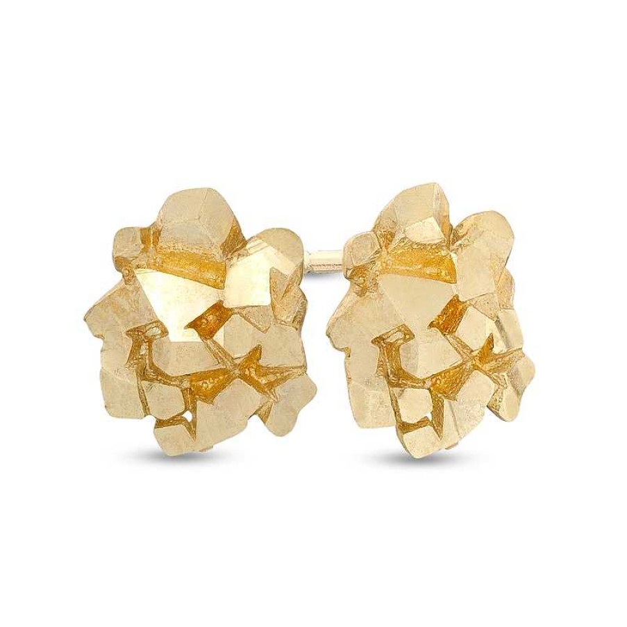 Banter Nugget Stud Earrings In 10K Gold Earrings