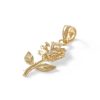 Banter Rose Necklace Charm In 10K Solid Gold Charms