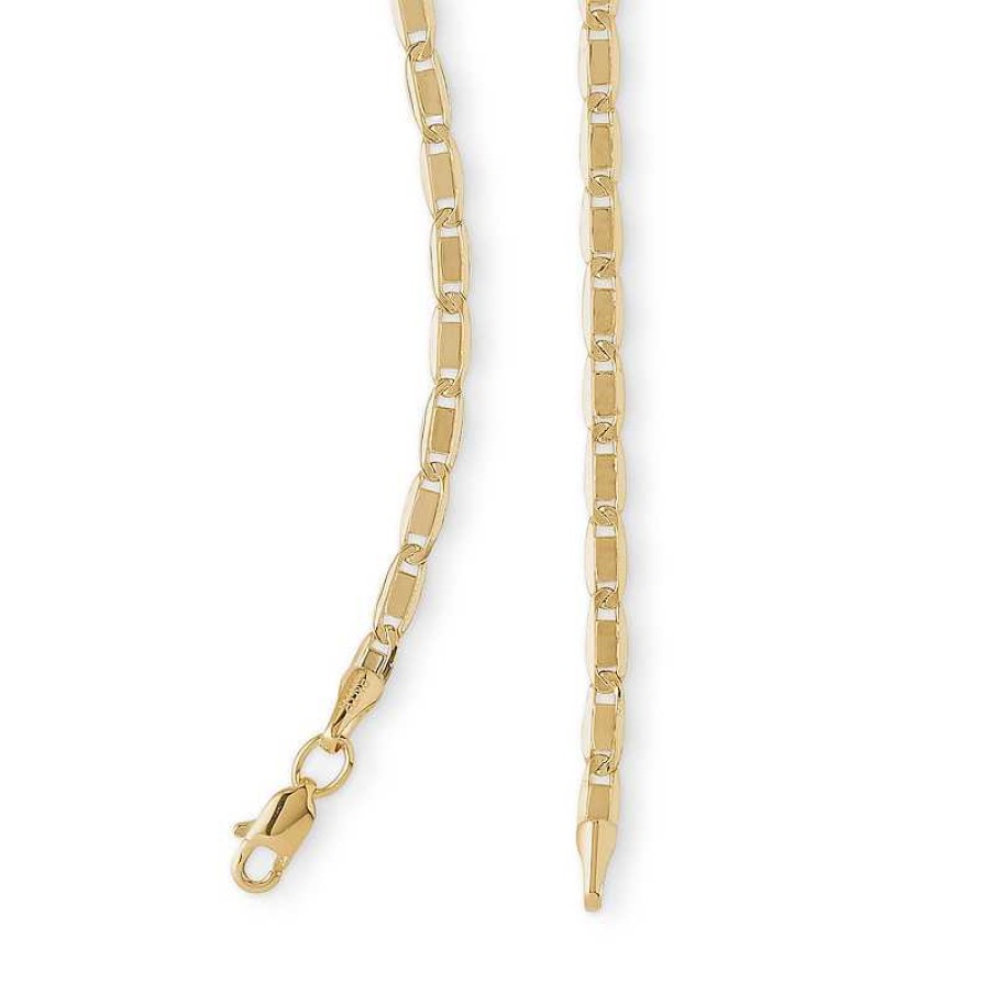 Banter 060 Gauge Valentino Chain Necklace In 10K Hollow Gold - 22" Necklaces