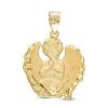 Banter Sitting Angel Necklace Charm In 10K Gold Casting Charms