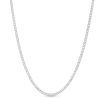 Banter 2.25Mm Rambo Chain Necklace 10K Hollow White Gold - 20" Necklaces