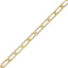 Banter Made In Italy 1.5Mm Flat Link Chain Bracelet In 10K Hollow Gold - 7.5" Bracelets