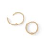 Banter 10K Solid Gold Huggie Hoops Earrings