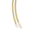 Banter 10K Semi-Solid Gold Diamond-Cut Double Curb Chain Made In Italy Necklaces