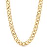 Banter Made In Italy 220 Gauge Curb Chain Necklace In Solid Sterling Silver With 10K Gold Plate - 22" Necklaces