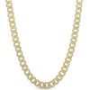 Banter 14K Gold Plated Diamond Accent Chunky Chain Choker Necklaces