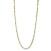 Banter 10K Semi-Solid Gold Diamond Cut Figaro Gucci Chain Made In Italy - 20" Necklaces