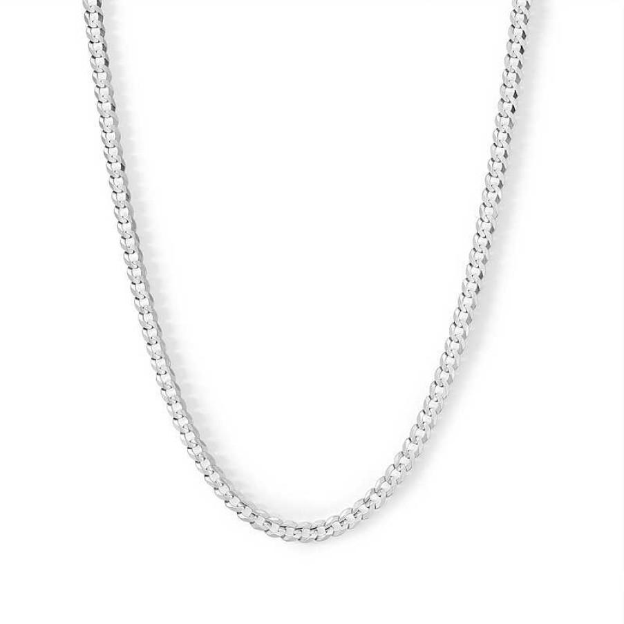 Banter Made In Italy 100 Gauge Solid Cuban Curb Chain Necklace In Sterling Silver 20" Necklaces