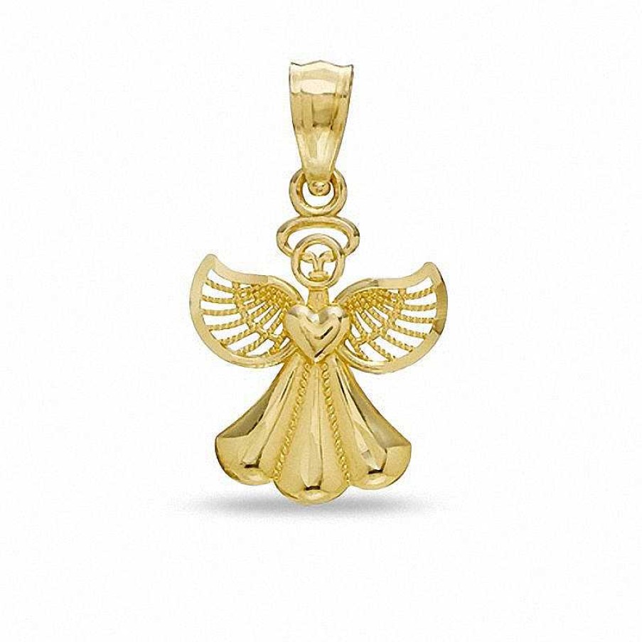 Banter Angel With Filigree Wings Charm In 10K Gold Charms