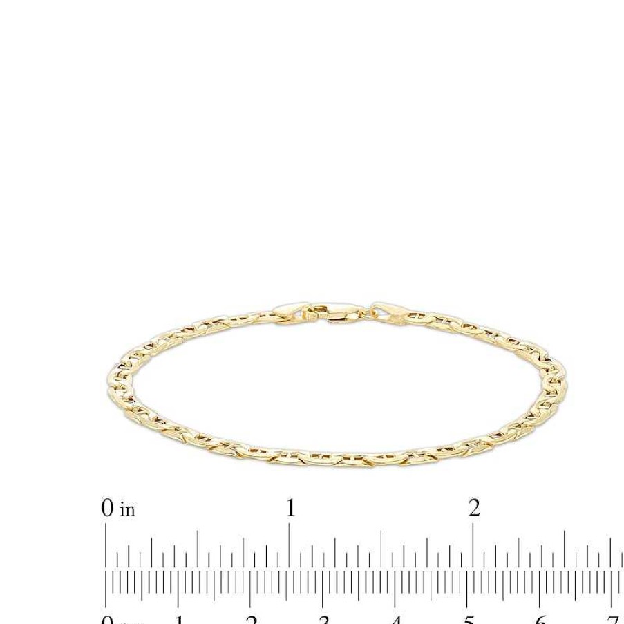 Banter Made In Italy 4.1Mm Mariner Chain Bracelet In 10K Hollow Gold - 7.5" Bracelets