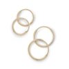 Banter 14K Tube Hollow Gold Continuous Tube Hoops Set Earrings