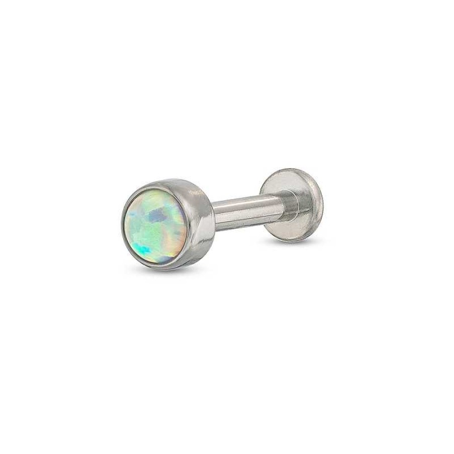 Banter Titanium Opal Stud - 16G 5/16" Ear