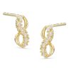 Banter Cubic Zirconia Infinity Stud Earrings In 10K Gold Earrings