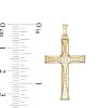 Banter Diamond-Cut Cross Charm In 10K Stamp Hollow Gold Charms