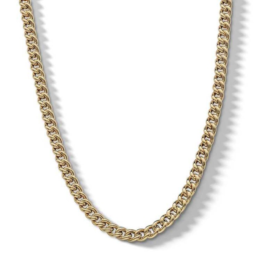 Banter 10K Hollow Gold Curb Chain Made In Italy - 20" Necklaces