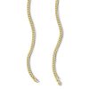 Banter 10K Hollow Gold Diamond Cut Curb Chain Made In Italy - 22" Necklaces