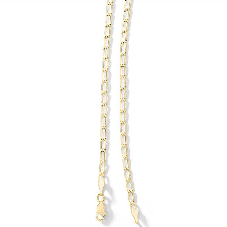 Banter 10K Hollow Gold Woven Link Chain Necklaces