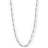 Banter Made In Italy 080 Gauge Figaro Chain Necklace In Solid Sterling Silver - 20" Necklaces