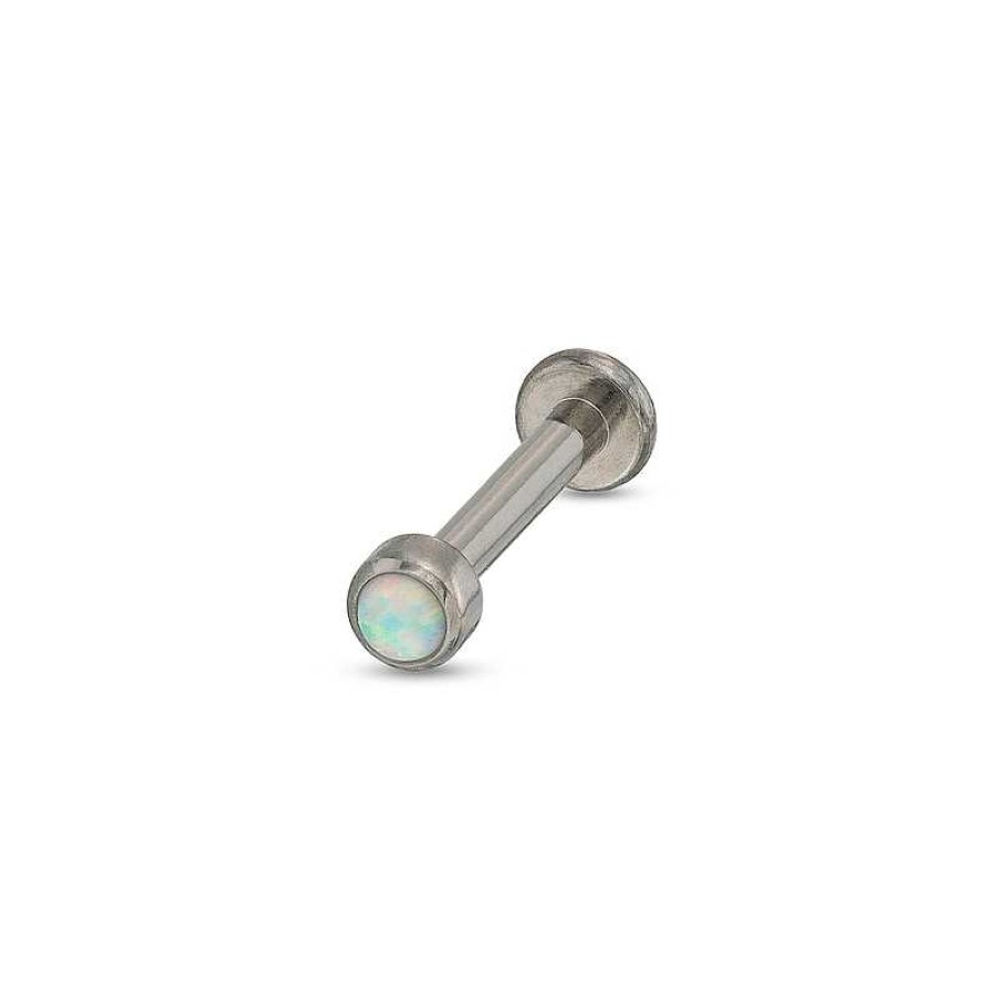 Banter Titanium Dainty Opal Stud - 16G 5/16" Ear