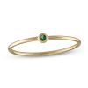 Banter 10K Gold Green Cz Bezel-Set Ring Rings