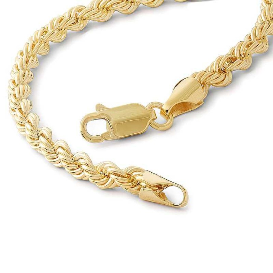 Banter 14K Hollow Gold Rope Chain Bracelet - 8" Bracelets