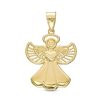 Banter Polished Angel Necklace Charm In 10K Gold Casting Charms