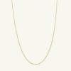 Banter 040 Gauge Box Chain Necklace In 14K Solid Gold - 18" Necklaces