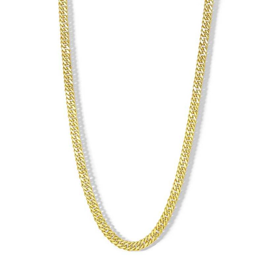 Banter 10K Semi-Sold Gold Tight Curb Chain Necklaces