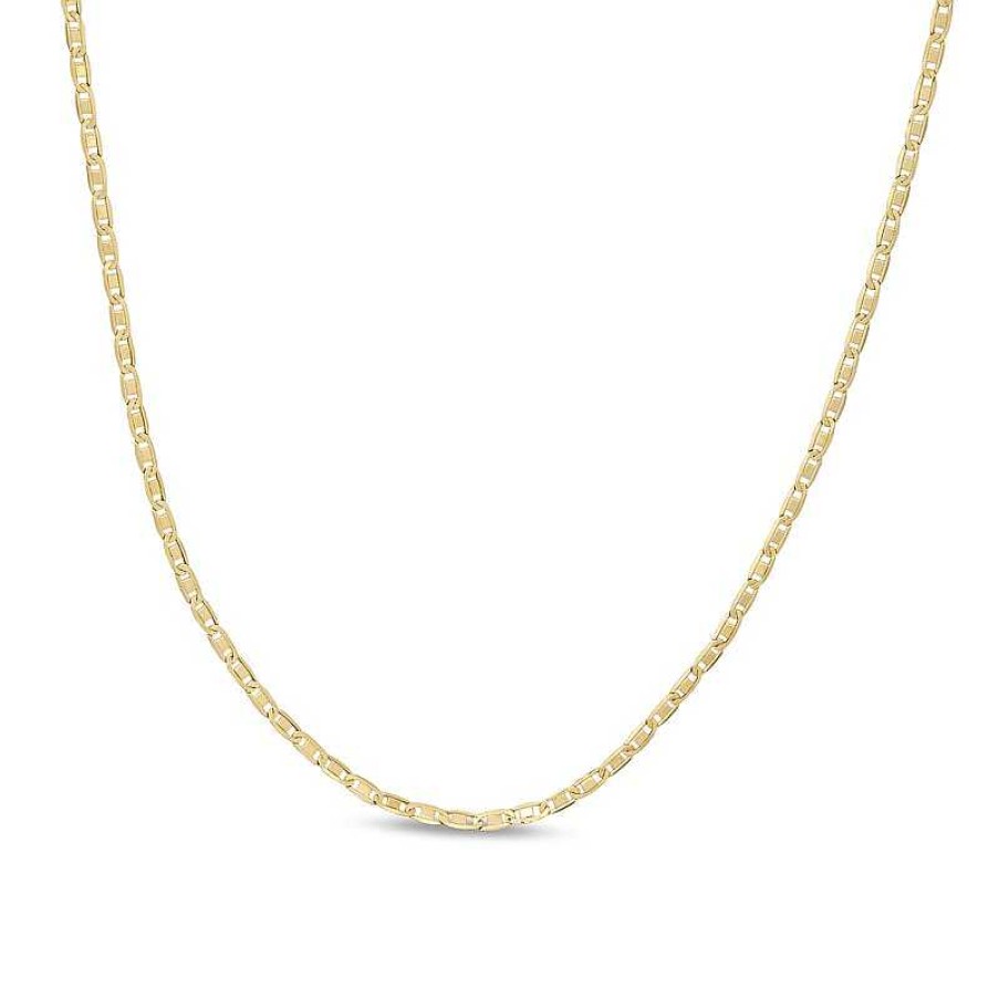 Banter 10K Hollow Gold Diamond-Cut Valentino Chain - 22" Necklaces