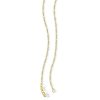 Banter 2.15Mm Figaro Chain Necklace 14K Hollow Gold Bonded Sterling Silver - 20" Necklaces