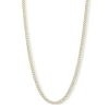 Banter 10K Semi-Solid Gold Diamond-Cut Rounded Curb Chain Made In Italy - 20" Necklaces