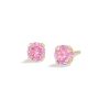 Banter 14K Solid Gold Pink Cz 4Mm Piercing Studs Earrings