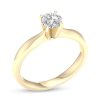 Banter 10K Solid Gold 1/2 Ct. T.W. Lab-Created Diamond Solitaire Ring Rings