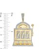 Banter 1/4 Ct. T.W. Diamond Slot Machine Necklace Charm In 10K Gold Charms