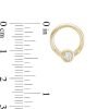 Banter 10K Solid Gold Cz Captive Bead Ring - 18G Nose