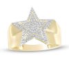 Banter 1/10 Ct. T.W. Diamond Star Ring In 10K Gold Rings