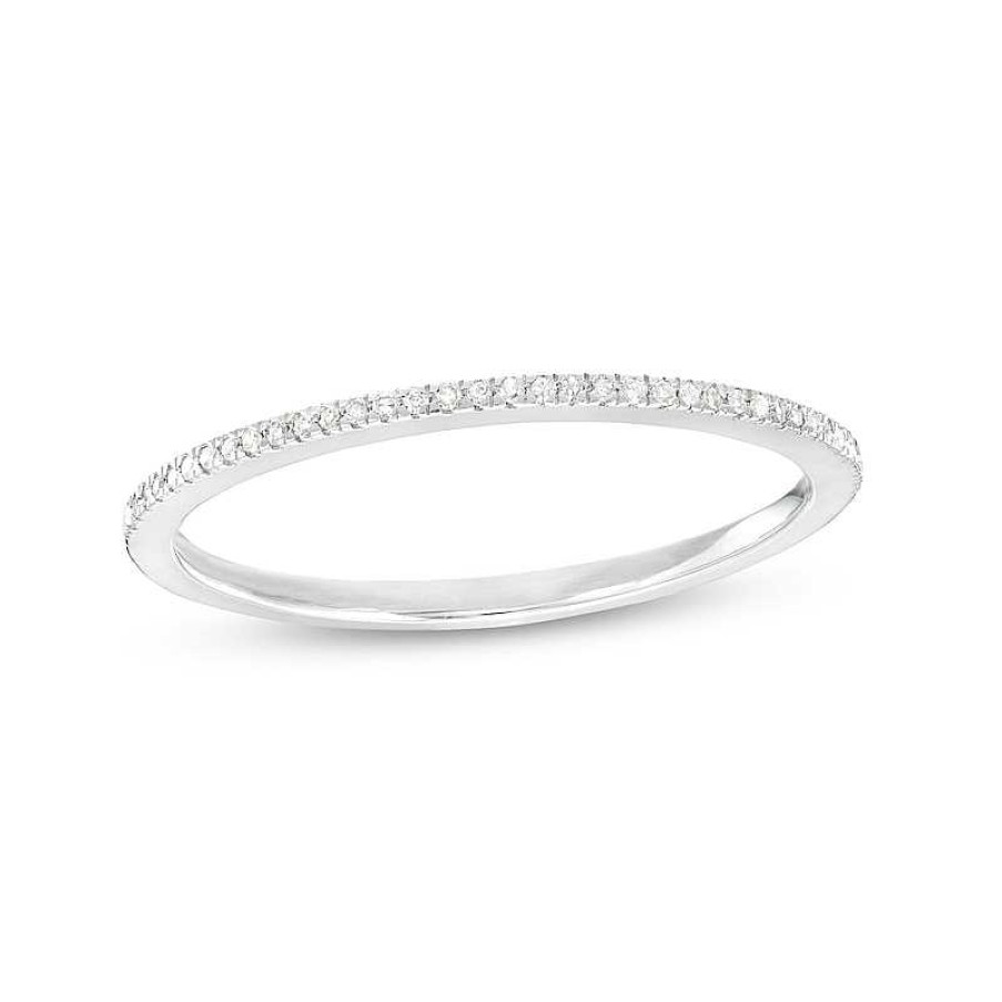 Banter 1/20 Ct. T.W. Diamond Dainty Ring In Sterling Silver Rings