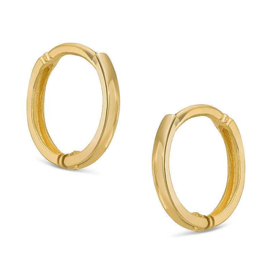 Banter Child'S Thin Huggie Hoop Earrings In 14K Gold Earrings