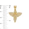 Banter Cubic Zirconia Praying Cherub Necklace Charm In 10K Solid Gold Charms