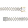 Banter 14K Gold Plated Diamond Angular Curb Link Necklace - 20" Necklaces