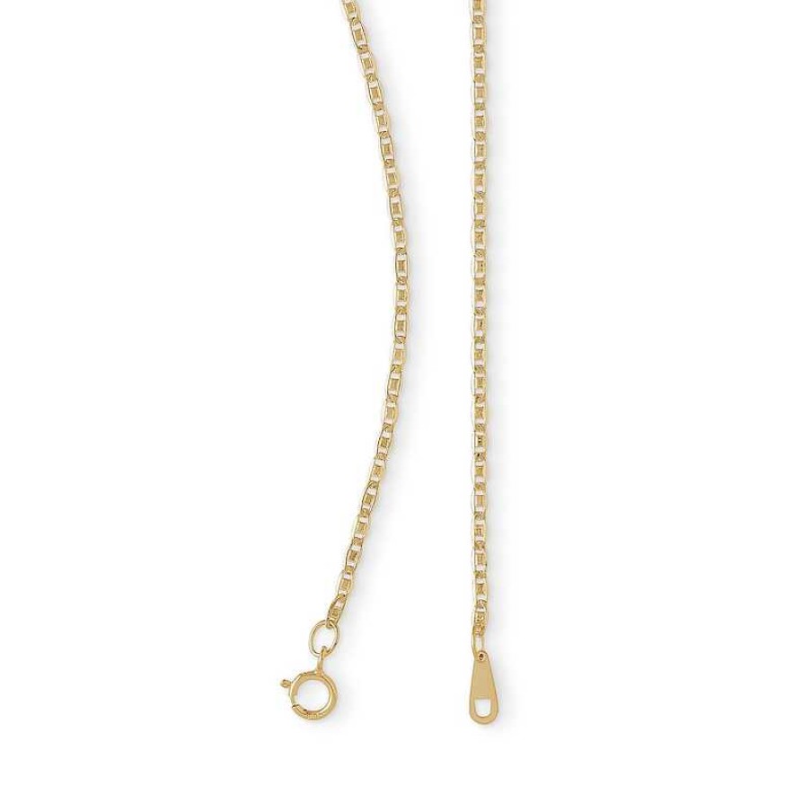 Banter 040 Gauge Valentino Chain Necklace In 10K Hollow Gold - 26" Necklaces