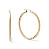 Banter 10K Tube Hollow Gold Polished Hoops Earrings