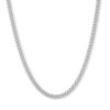 Banter Made In Italy 100 Gauge Cuban Curb Chain Necklace In Solid Sterling Silver - 20" Necklaces