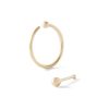 Banter 14K Hollow And Solid Gold Hoop And Nose Stud Set - 20G 5/16" Nose