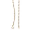 Banter Made In Italy 030 Gauge Hammered Valentino Chain Necklace In 10K Solid Tri-Tone Gold - 20" Necklaces