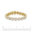 Banter 1 1/4 Ct. T.W. Round Diamond Bracelet In Sterling Silver With 14K Gold Plate Bracelets