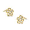 Banter Child'S Cubic Zirconia Flower Stud Earrings In 10K Gold Earrings