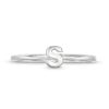 Banter Personalized Lowercase Single Initial Ring In Sterling Silver Rings