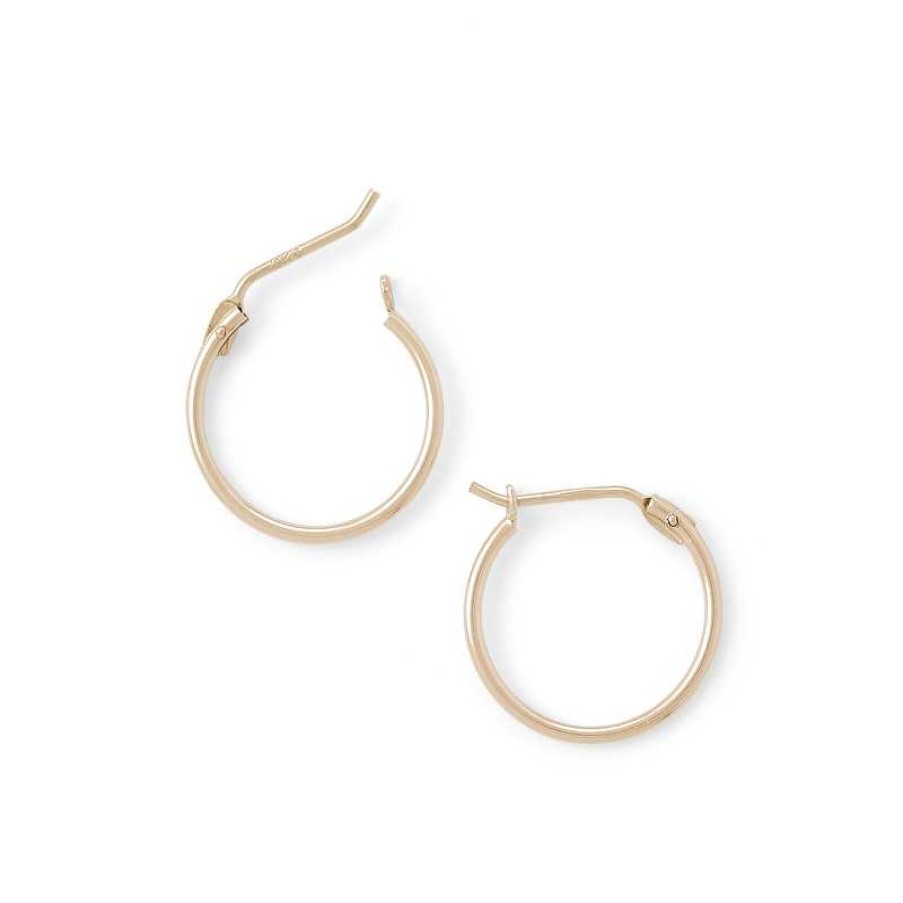 Banter 10K Semi-Solid Gold Hoops Earrings