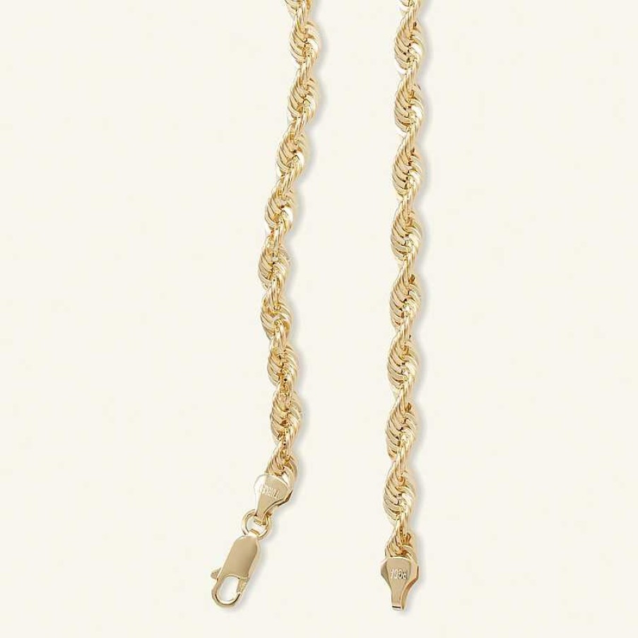 Banter 10K Hollow Gold Rope Chain - 20" Necklaces